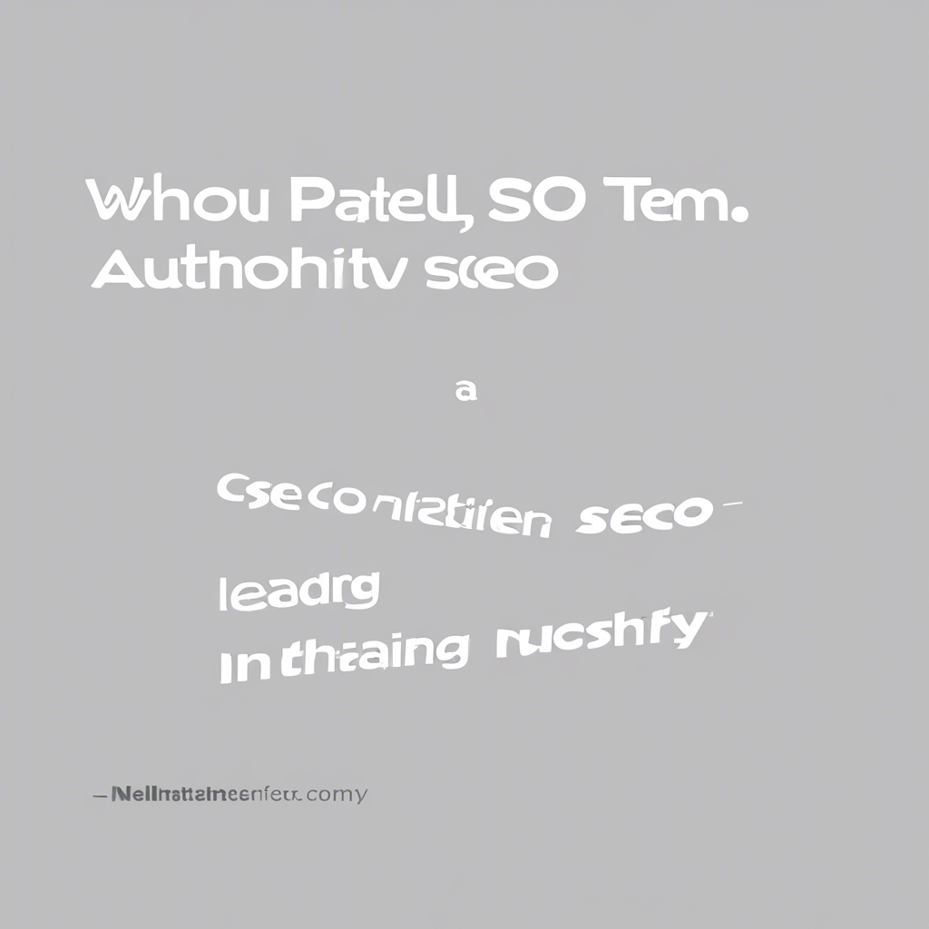Neil Patel A Leading Authority in the SEO Industry